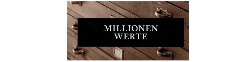 Ernst Westphal im Magazin „Tweed“: Millionenwerte im Detail