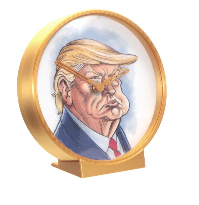 Die „Dumbclock“, ein exklusives und limitiertes Präsent für acht EU-Spitzenpolitiker
